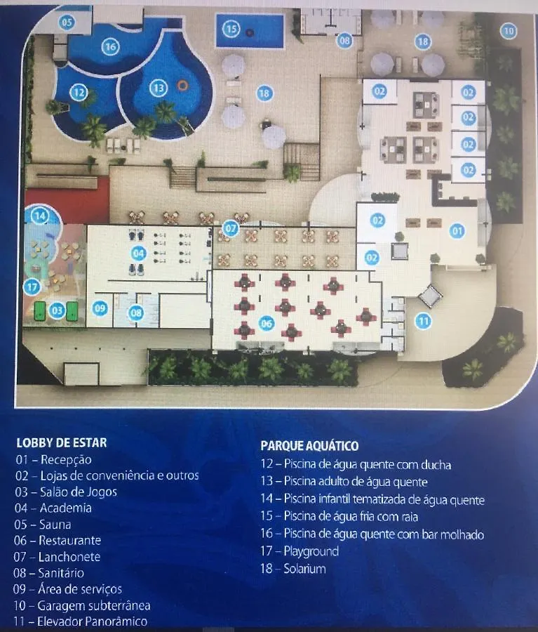 Prive Atrium Thermas Residence Caldas Novas